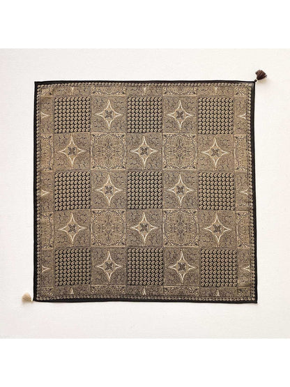 Scarvii - Star Print Retro Elegant Square Scarf