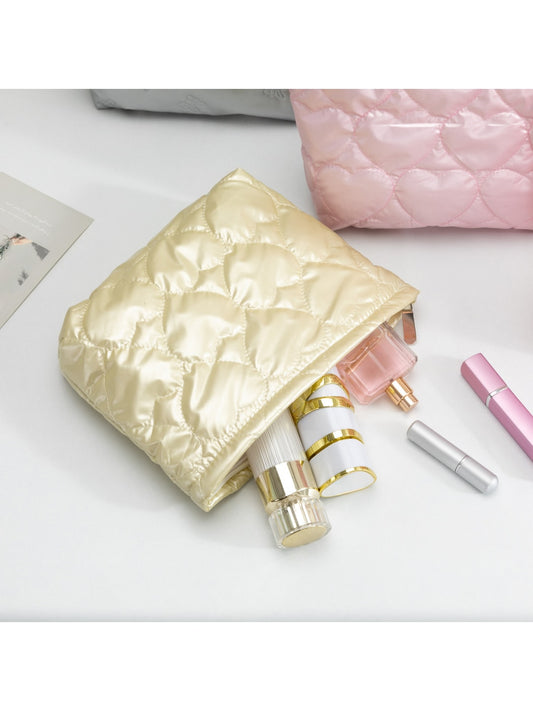 Cosbai - Minimalist Pattern Cosmetic Organizer Bag