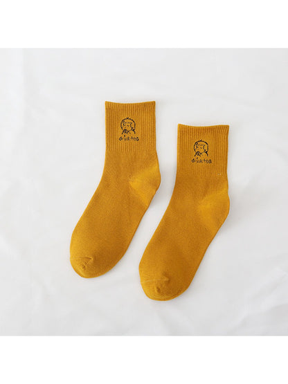 Rufia - Mood Words Embroidered Crew Socks product image 8
