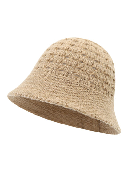 Haila - Winter Openwork Knitted Bucket Hat