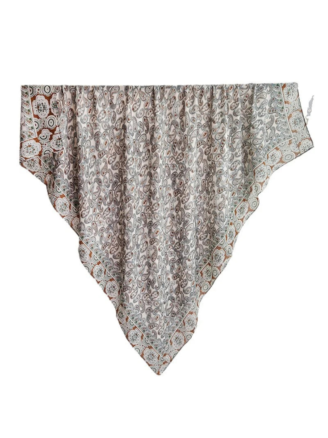 Scarvii - Paisley Woven Square Scarf