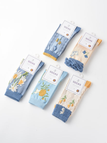 Rufia - Blue Series Women's Socks