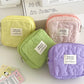 Cosbai - Quilted Floral Candy Color Coin Pouch