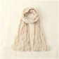 Scarvii - Solid Color Lightweight Ruched Scarf