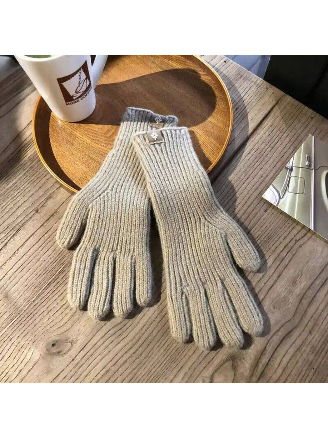 Gloving - Minimal Plain Knit Everyday Winter Gloves