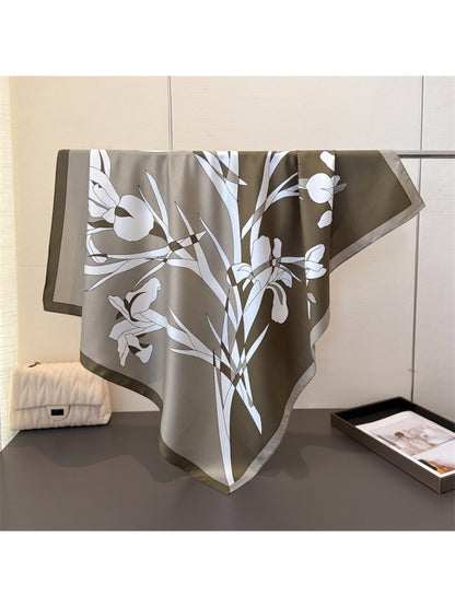 Scarvii - Vintage Floral Square Scarf