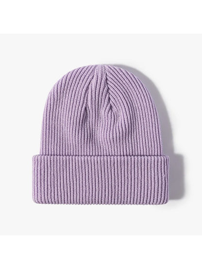 Haila - Classic Rib Knit Cuffed Beanie