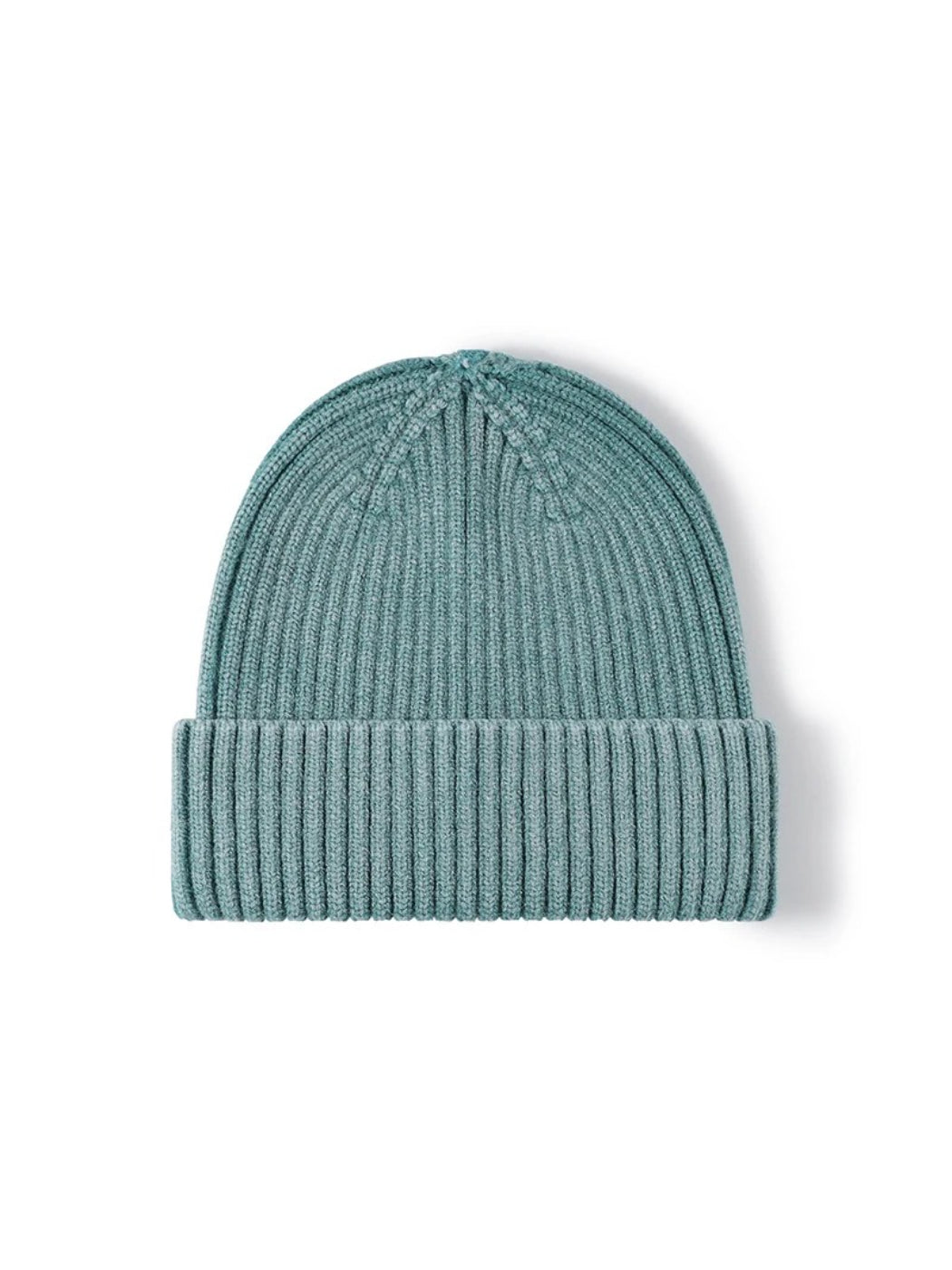 Haila - Heathered Ribbed Cuffed Knit Beanie