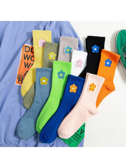 Rufia - Capsule Flower Motif Crew Socks product image 1