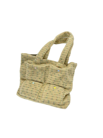 Cosbai – Plush Short Handle Shoulder Bag