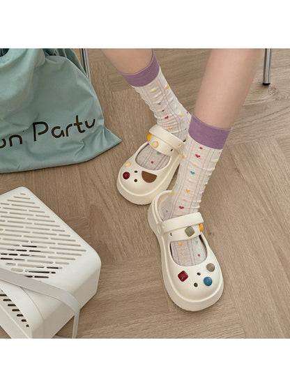 Rufia - Lolita Mesh Socks - Sweet & Airy