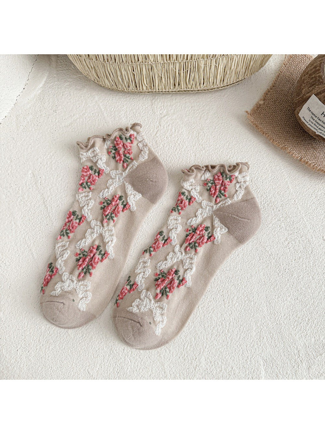 Rufia - Lace Floral Ankle Socks product image 8