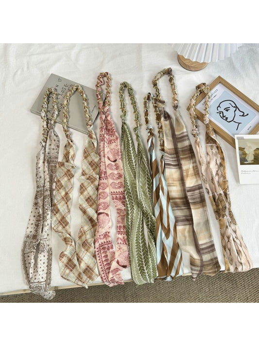 Scarvii - Chic Patterned Fashion Narrow Scarf