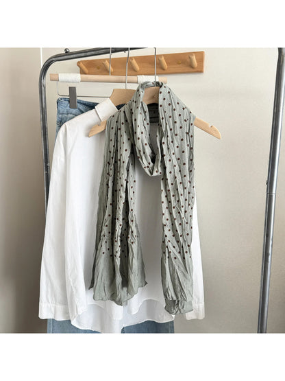 Scarvii - Polka Dot Lightweight Spring Scarf