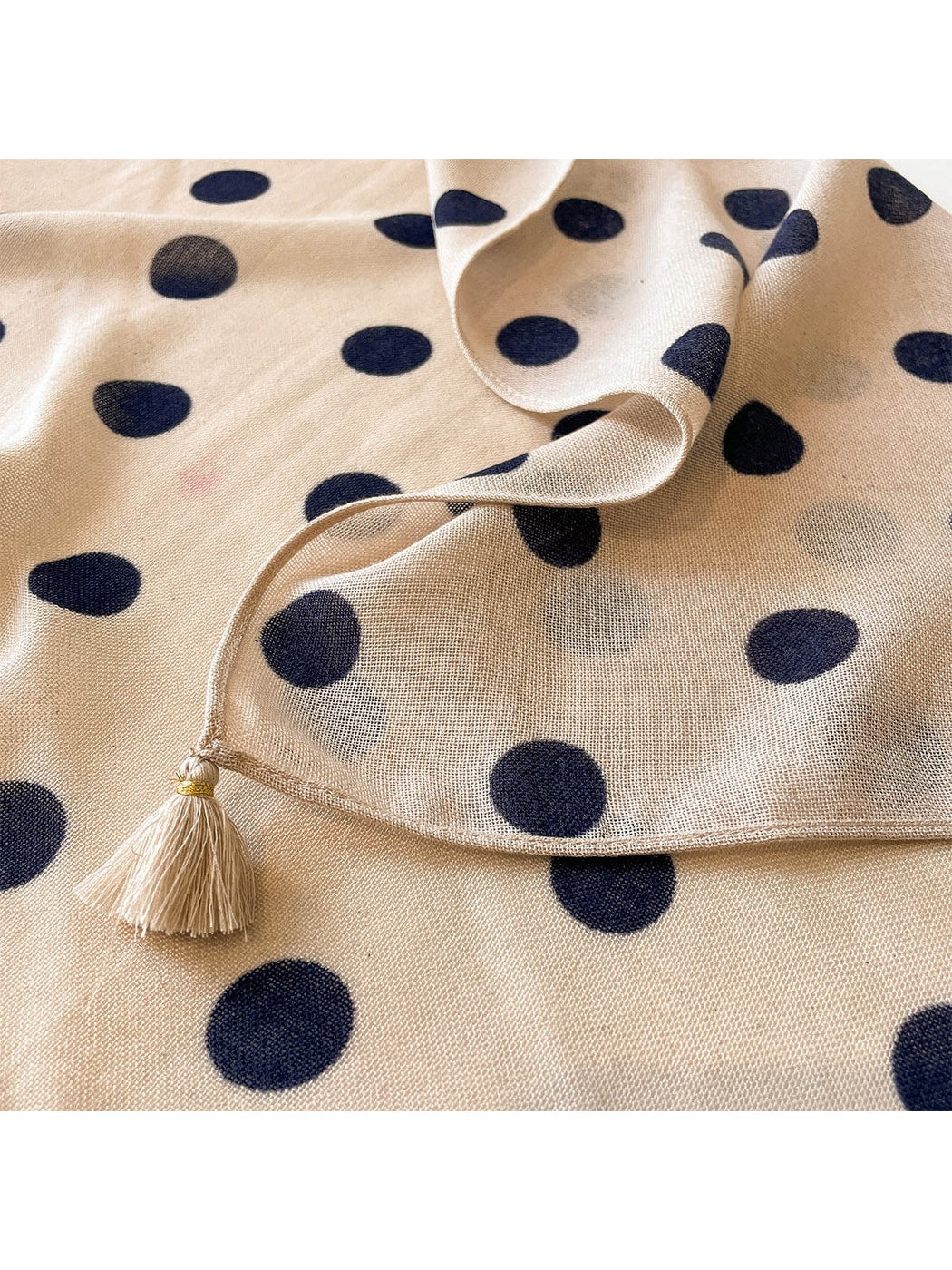 Scarvii - Playful Dot Print Styling Square Scarf