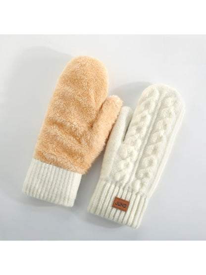 Gloving - Classic Thickened Full-Cover Mittens for Women