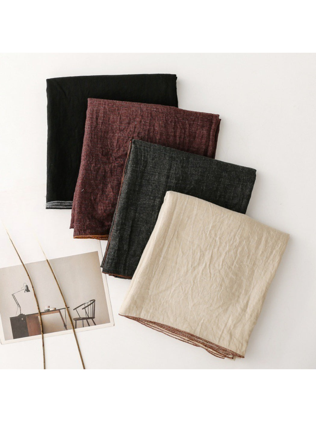 Scarvii - Fluid Draped Texture Everyday Scarf
