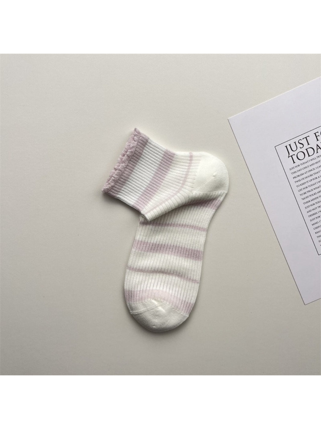 Rufia Mesh Stripe Dot No Show Socks product image