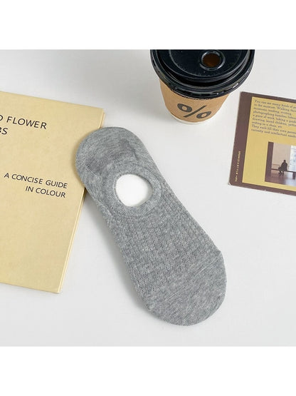 Rufia - Elegant Minimal Solid No Show Socks