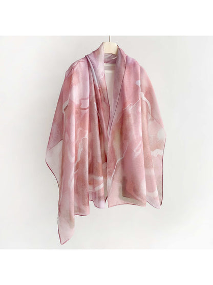 Scarvii - Flowing Art Print Summer Wrap Scarf