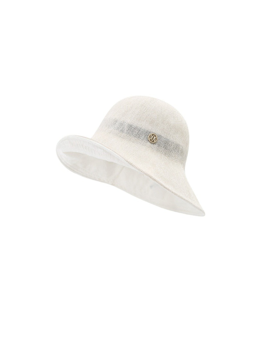 Top view of Haila Easy Fit Everyday soft bucket hat highlighting crown design