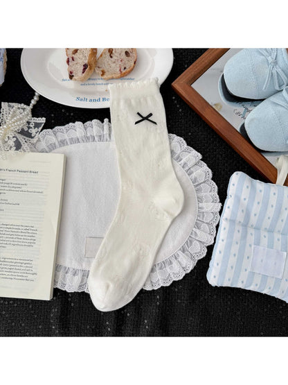 Rufia - Cute Animal Embroidered Casual Socks
