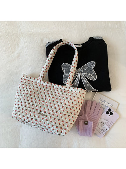 Cosbai - Tote Shoulder Bag with Cartoon Pattern