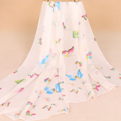 Scarvii - Spring Summer Butterfly Print Scarf