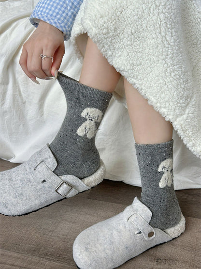 Rufia - Soft Dog Accent Crew Socks