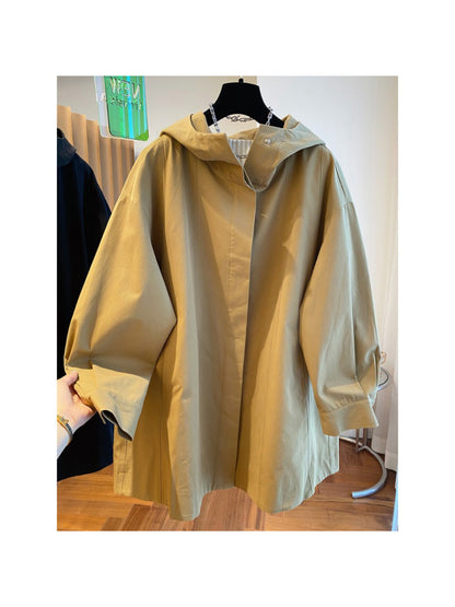 Crosa - Hooded Classic Swing Coat