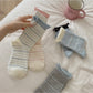 Rufia - Striped Mid-Calf Casual Socks for Women