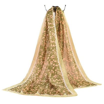 Scarvii - Fashion Floral Soft Scarf - Elegant & Pretty