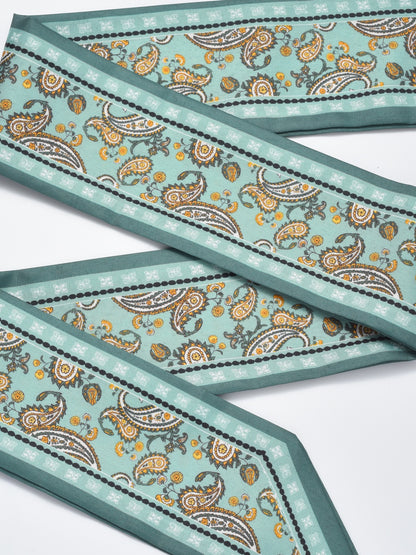 Scarvii - Delicate Paisley Skinny Scarf