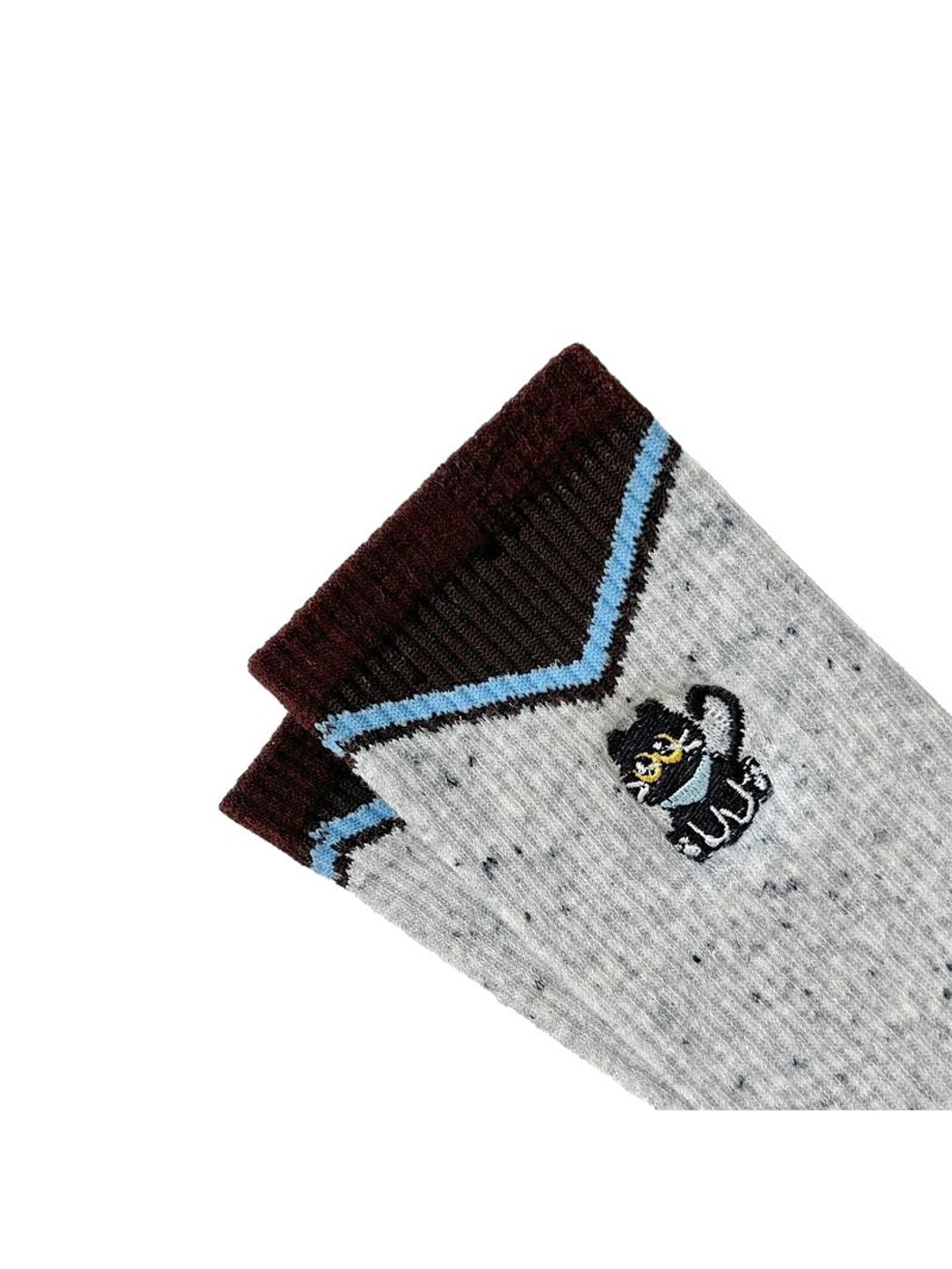Rufia - Retro Muted Ribbed Crew Socks