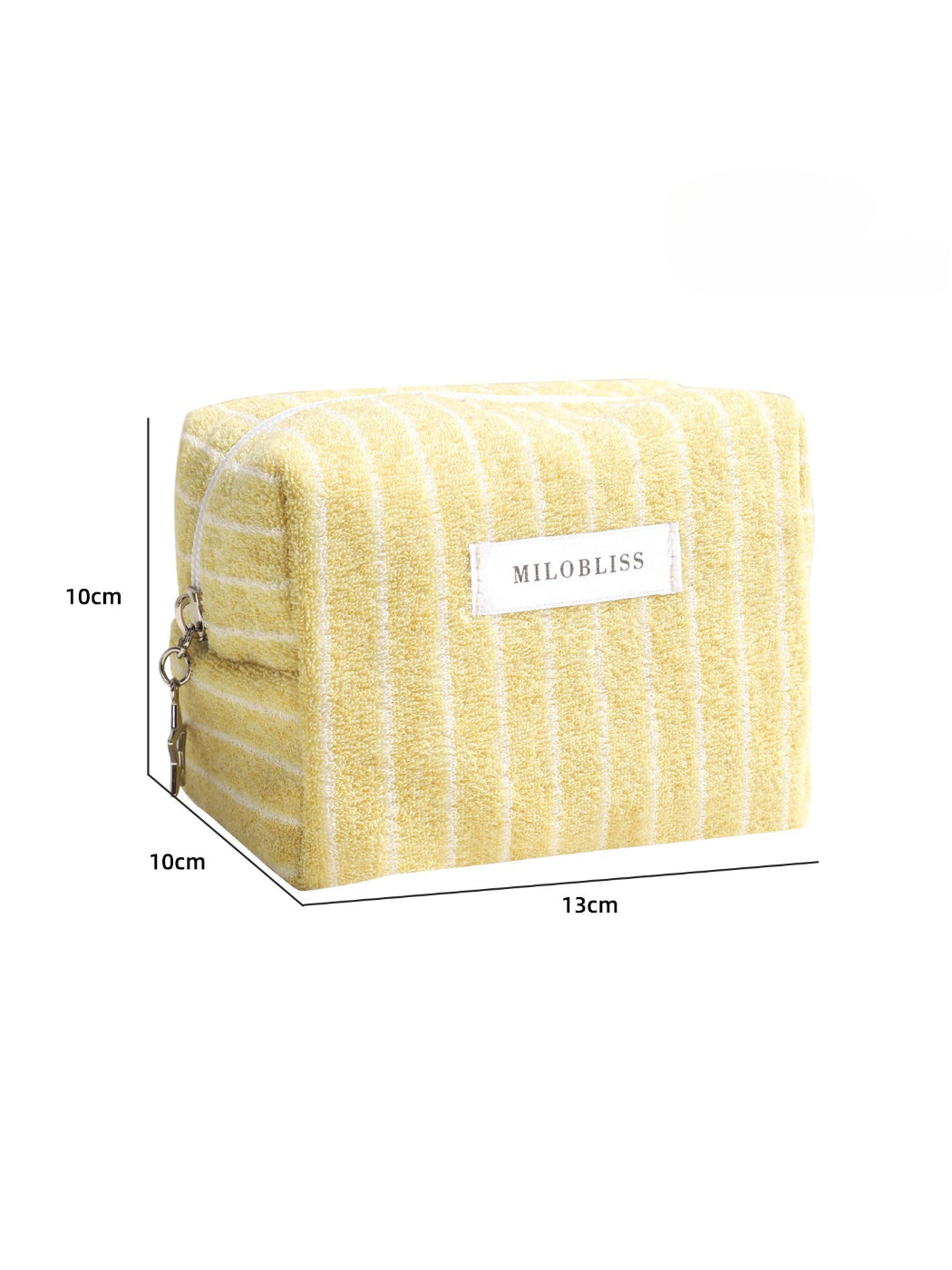 Cosbai - Textured Stripe Cosmetic Bag