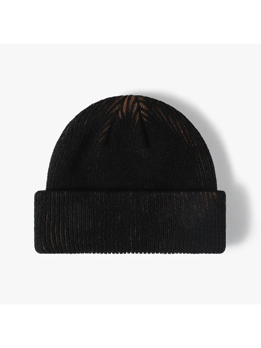 Haila - Contrast-Thread Ribbed Cuffed Knit Beanie
