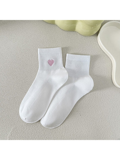 Rufia - Simple Heart Motif Ankle Socks product image 6