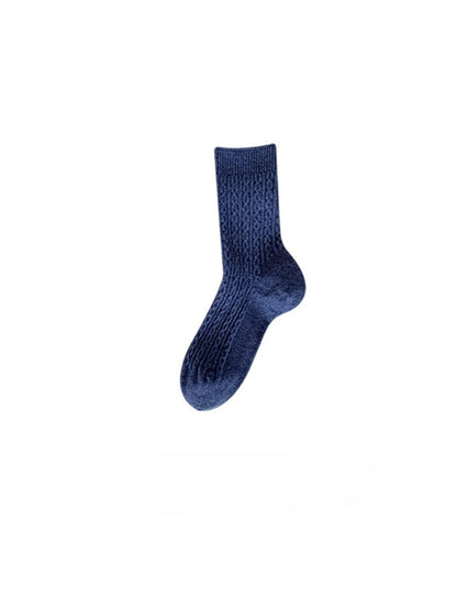 Rufia - Cozy Cable Texture Crew Socks