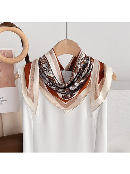 Scarvii Retro Paisley Triangle Scarf