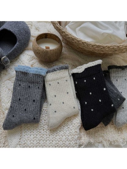 Rufia - Classic Tiny Dot Crew Socks