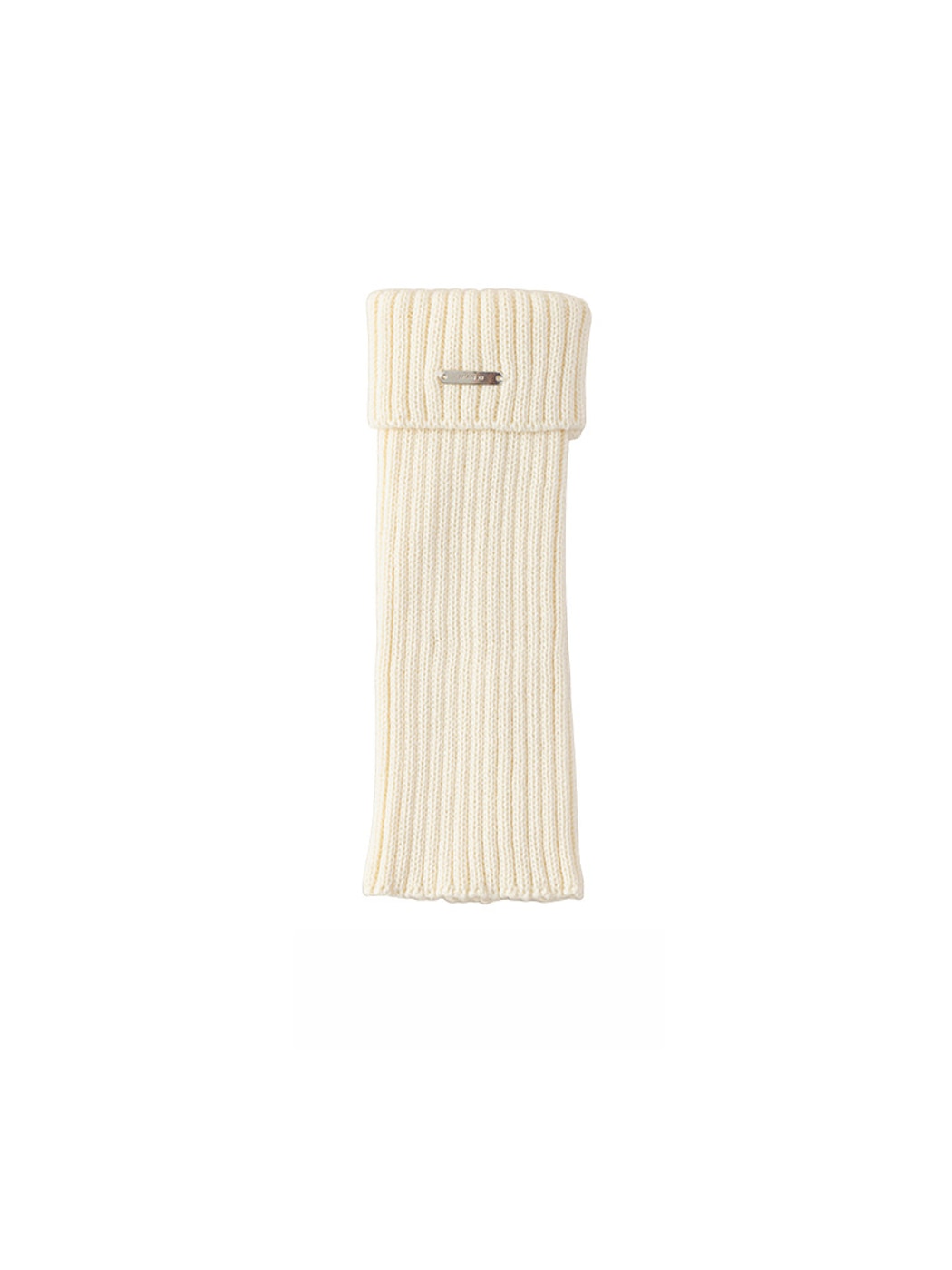 Cozyra - Ribbed Buckle Detail Slouch Leg Warmers