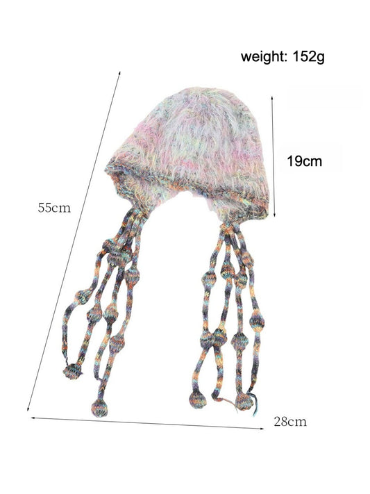 Haila - Color Stripe Knitted Beanie