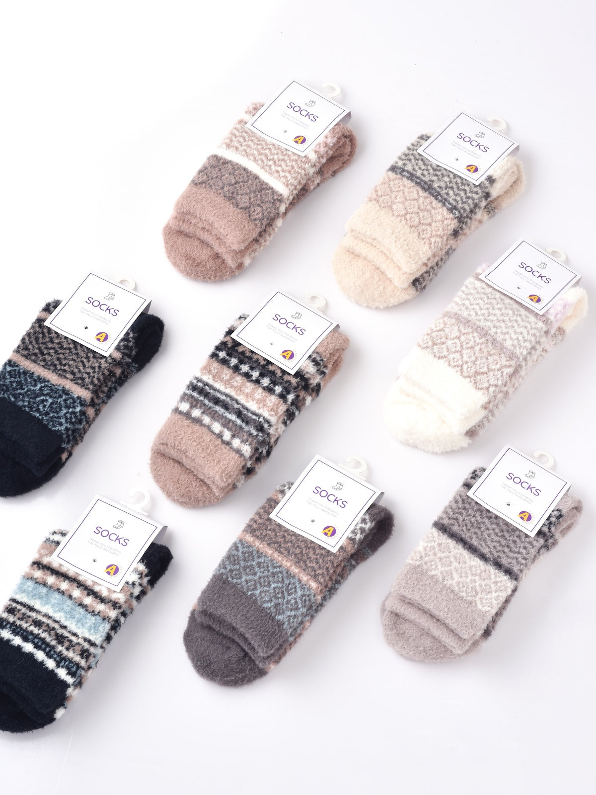 Rufia - Cozy Fleece Thick Mid-Calf Socks
