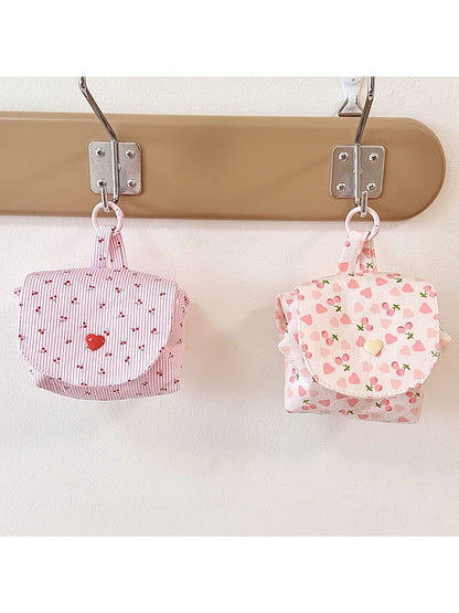 Cosbai - Cute Plaid Printed Coin Pouch