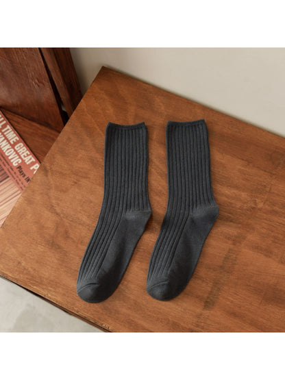 Rufia - Classic Ribbed Mid-Calf Crew Socks product image 9