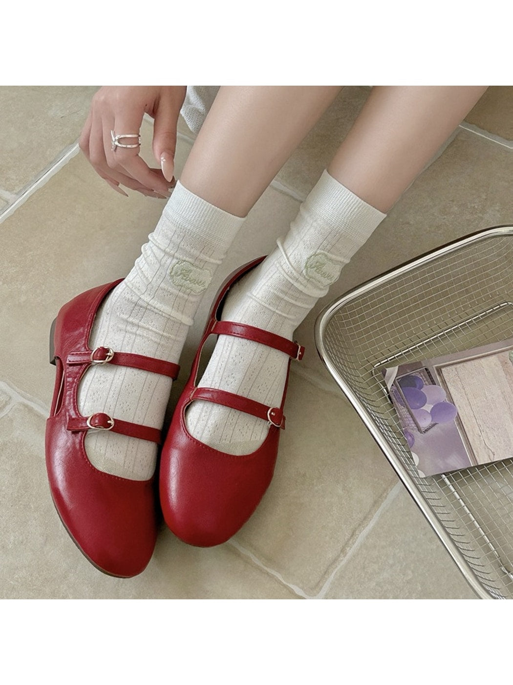 Rufia - Fresh Style Decoration Fashion Crew Socks