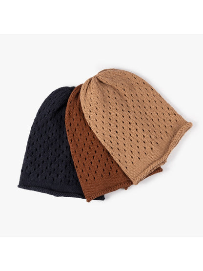 Haila - Lightweight Winter Perforated Knit Beanie