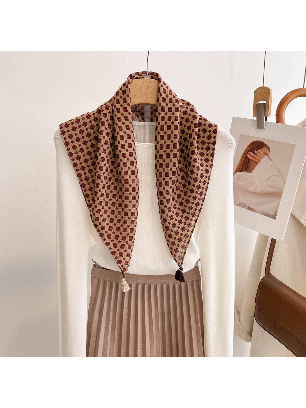 Scarvii - Square and Dot Patterns Square Scarf