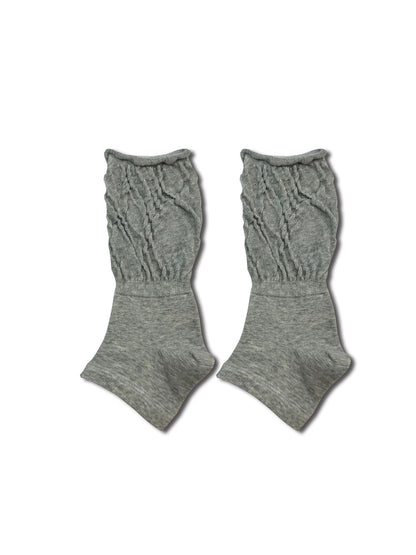 Rufia - Ruffle-Trim Open-Toe Crew Socks