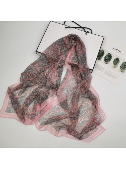 Scarvii - Boho Paisley Chiffon Scarf
